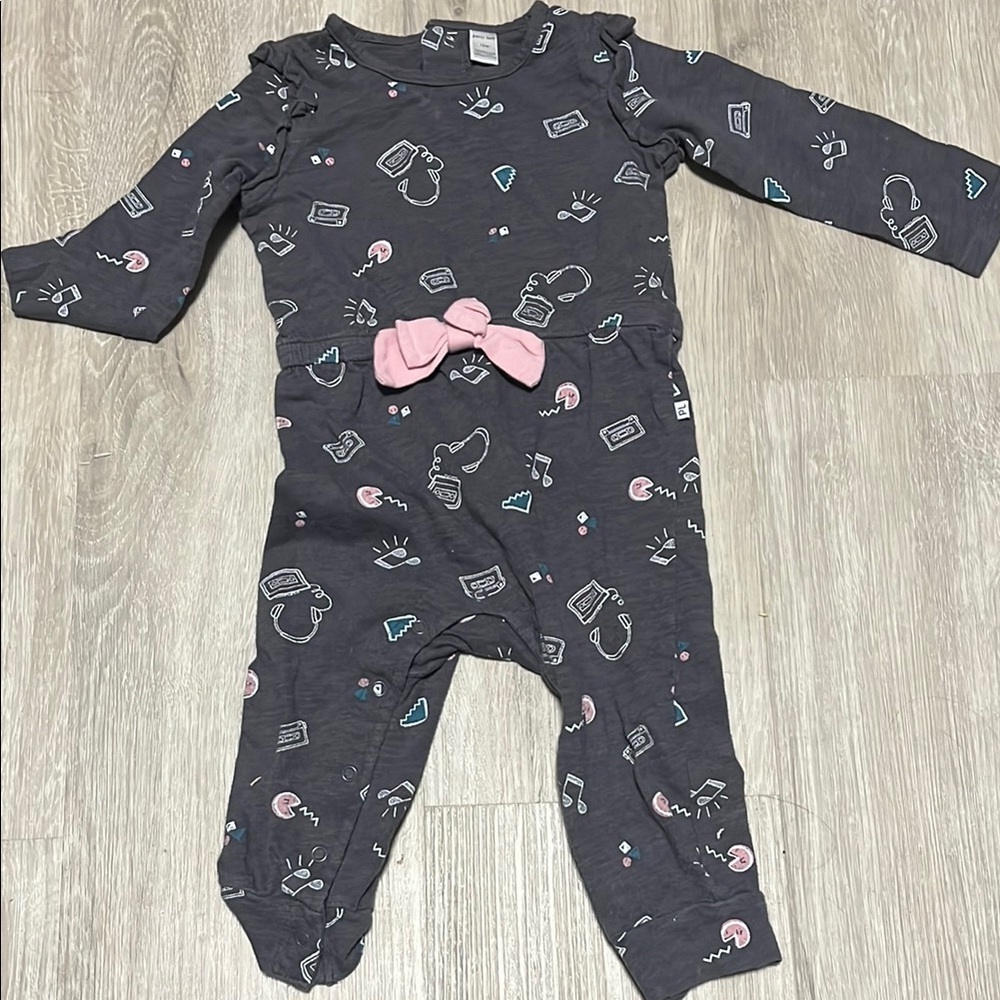 Kids One Piece with Pink Bow